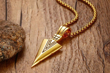 Load image into Gallery viewer, Arrowhead Tribal Pendant