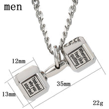 Load image into Gallery viewer, Dumbbell Fitness Pendant