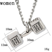 Load image into Gallery viewer, Dumbbell Fitness Pendant