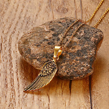 Load image into Gallery viewer, Guardian Angel Wing Pendant