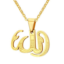 Load image into Gallery viewer, Gold-Color Allah Pendant