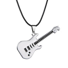 Load image into Gallery viewer, Trendy Leather Chain Guitar Necklace