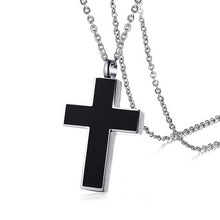 Load image into Gallery viewer, Black Cross Pendant