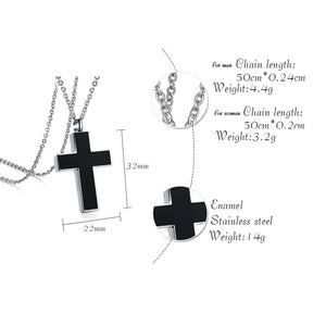 Black Cross Pendant