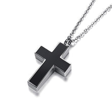 Load image into Gallery viewer, Black Cross Pendant