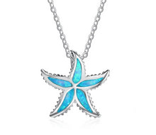 Load image into Gallery viewer, Opal Starfish Pendant