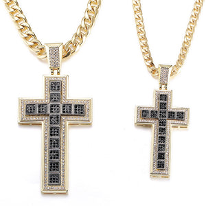 Double Trendy Cross Pendant