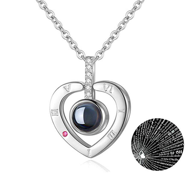 I Love You Necklace 100 Languages