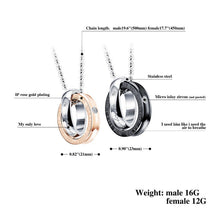 Load image into Gallery viewer, Lover Necklaces Double Round My Only