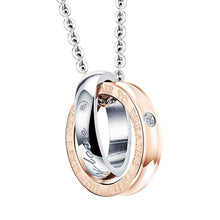 Load image into Gallery viewer, Lover Necklaces Double Round My Only