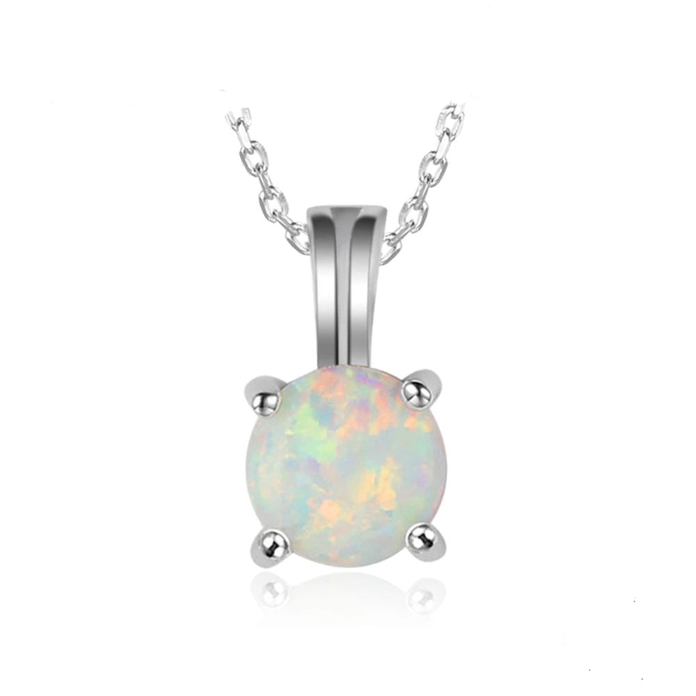 Fire Opal Necklace