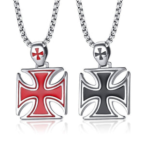 Red Iron Cross Pendant(Templar)