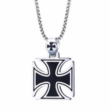 Load image into Gallery viewer, Red Iron Cross Pendant(Templar)