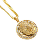 Load image into Gallery viewer, Lion Head Pendant