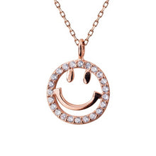 Load image into Gallery viewer, Hollow Smile Face Pendant