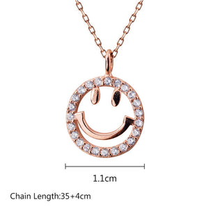 Hollow Smile Face Pendant